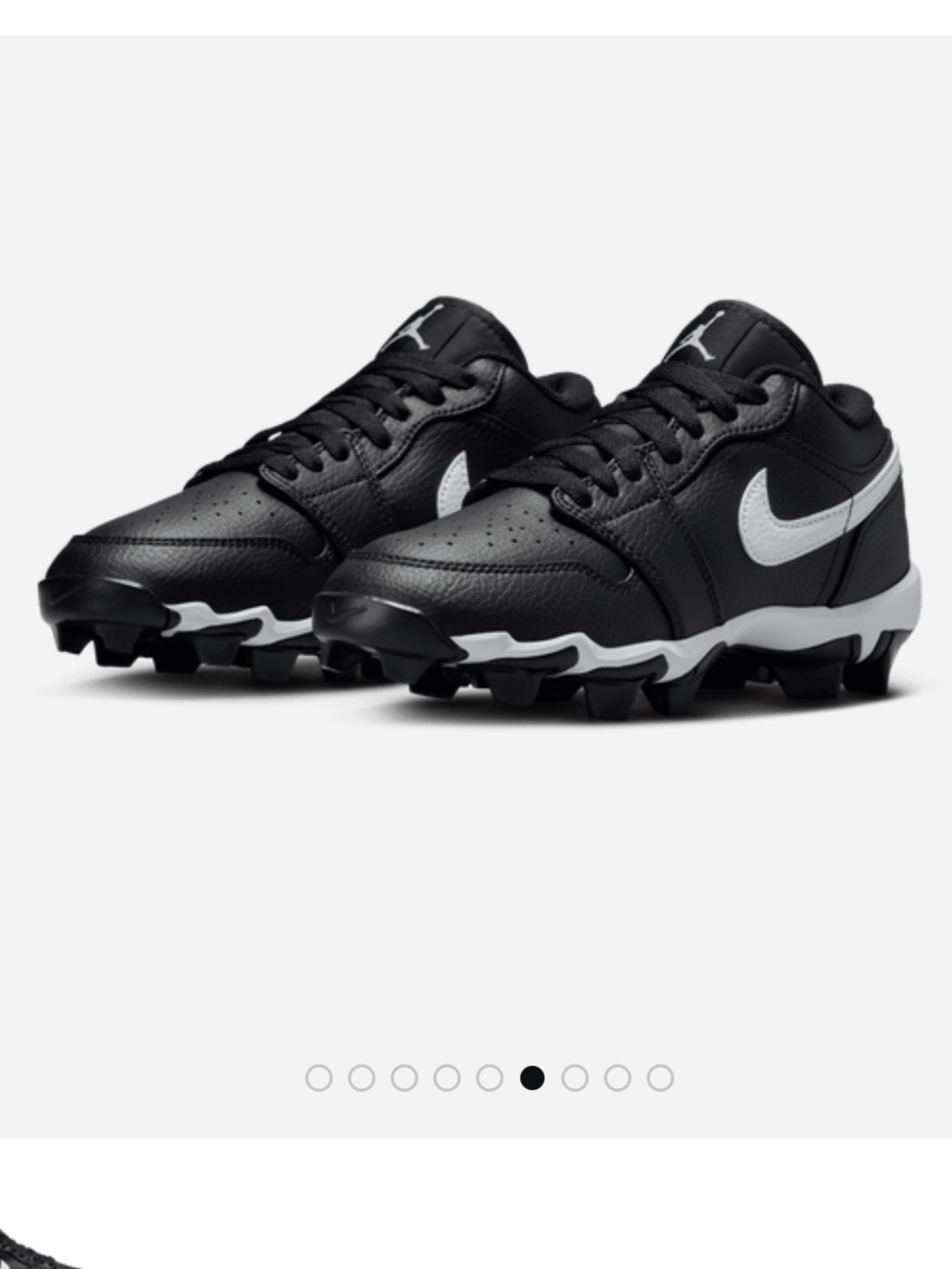 Jordan AJ 1 Low Cleats - youth 5 BRAND NEW
